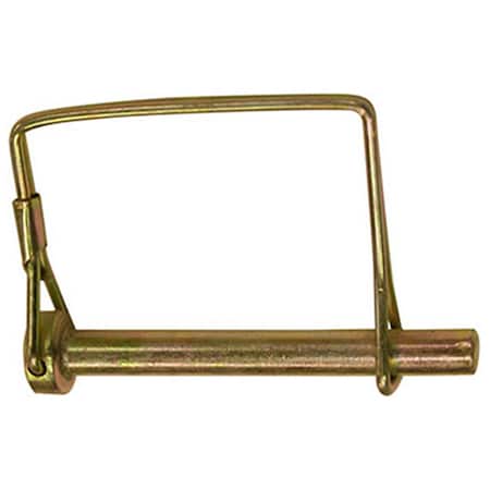 Double Hh 31980 0.31 x 2.25 in. Zinc Plated Square PTO Wirelock Pin- Yellow, 2PK 179905